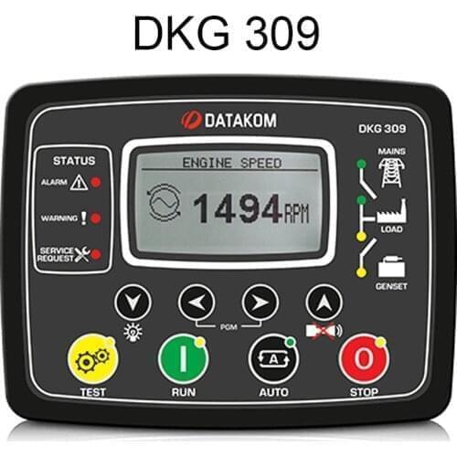 Generator DKG Manual Start Engine Controller DATAKOM DKG-309 Generator Automatic Mains Failure Control Panel / Unit / AMF