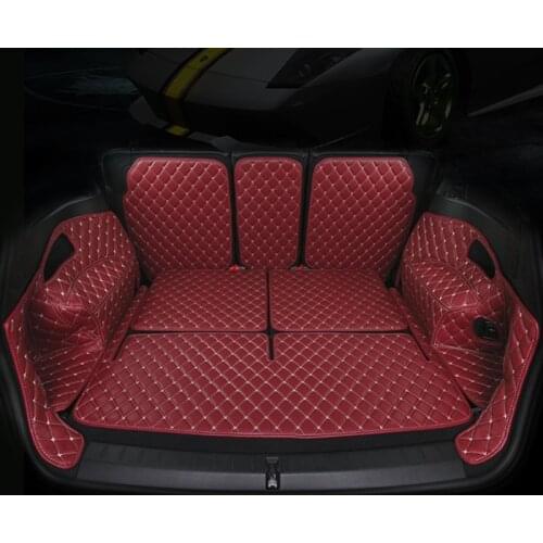 Custom leather Car Trunk Mats For honda accord 2003 2007 2019 city jazz crv civic stream elysion spirior insight car accessories