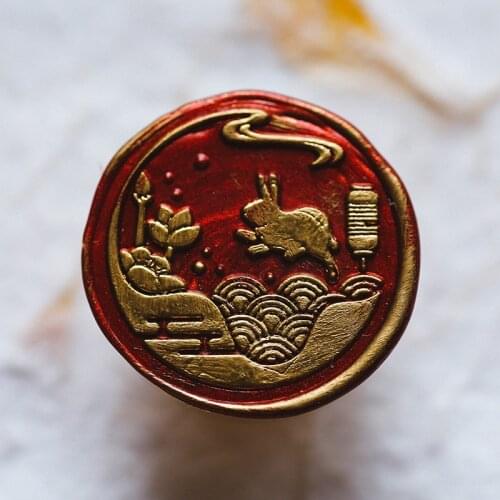 Rabbit Wax Seal Stamp art wedding decorative antique Birthday Gift Replace Copper Head Cards Scrapbook Stamp