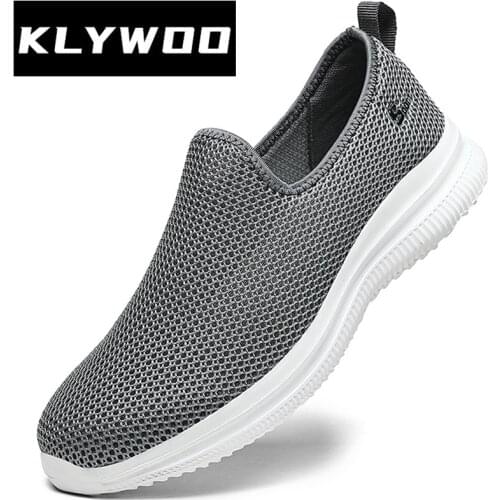 KLYWOO Summer Mesh Men Shoes Lightweight Sneakers Men Fashion Casual Walking Shoes Breathable Mens Loafers Zapatillas Hombre