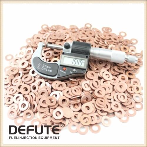 F00RJ01453 Common Rail Injector Copper Washers Shims Ring Gasket Size 15mm X 7mm X 1.5mm Thickness 1.5mm F00R J01 453