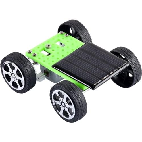 Solar Mini Car Toys Solar Powered DIY Technology Gadget Educational Solar Toys for Kids Gift