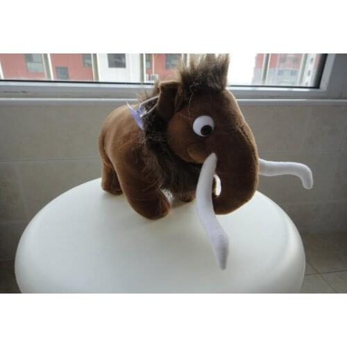 Cartoon figure Mammuthus elephant plush toy, birthday gift h480