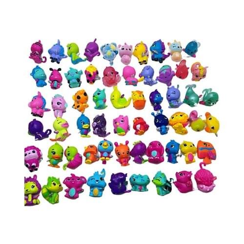 Cartoon Animals Egg Dolls Fly Horse Fish Hatching Magic Miniature Action Figures Mini Pet Shop Dolls Kids Toys 30/50/100 pcs/lot