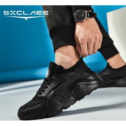 Sxclaee 2020 Mens Running Shoes Breathable and Comfortable Mesh Sneakers Non-slip Wear-resistant Casual Sports Shoes Big Size 47