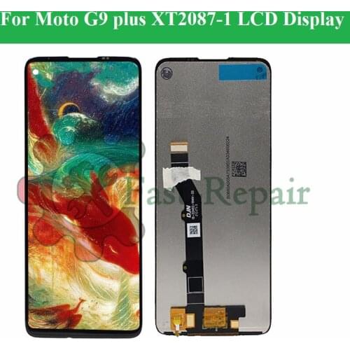 Original New Tested 6.5" For Motorola Moto G9 PLUS Lcd Screen Display Touch Digitizer Assembly For Moto G9 Plus XT2087-1 LCD