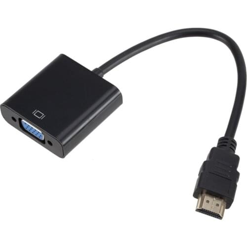 HDMI-compatible To VGA HD Cable Video Converter 1080p Adapter HDMI-compatible Digital Signal Conversion To VGA Analog Signal