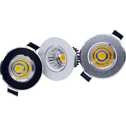 Adjustable Angle LED COB Downlight 3W 5W Recessed Ceiling Lamp AC110V 220V Downlight Spot Light Home Decor