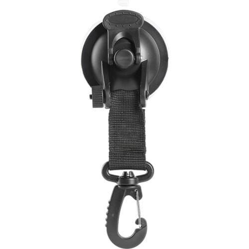 Suction Cup Attachment with Carabiner, 4pcs Heavy Duty Suction Cup Anchor for Camping Car Van Truck Boat and Home