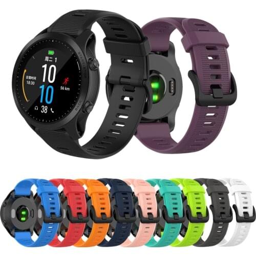 22mm Watch Band For Garmin Fenix 5 / 5 Plus Strap For Garmin Forerunner 935 945 S60 S50 Quatix5 Fenix6S Silicone Sport Watchband