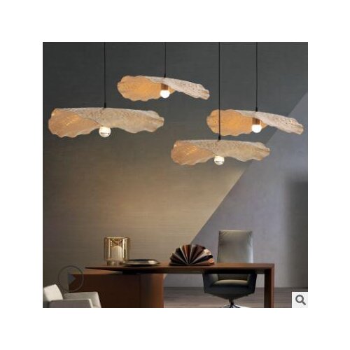 Nordic post-modern creative personality simple fashion restaurant hotel engineering clothing store chandelier iron lotus leaf ch