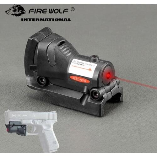 Tactical 5mw Red Laser sight Scope red dot for G17 19 23 22 21 37 31 20 34 35 37 38 Pistol Rifle Airsoft Hunting