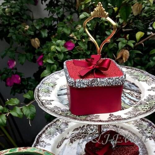 100pcs lot Unique eleghant flower tea Tin boxes Anniversaery Baby birthday favor Bridal shower party chocolate box wedding