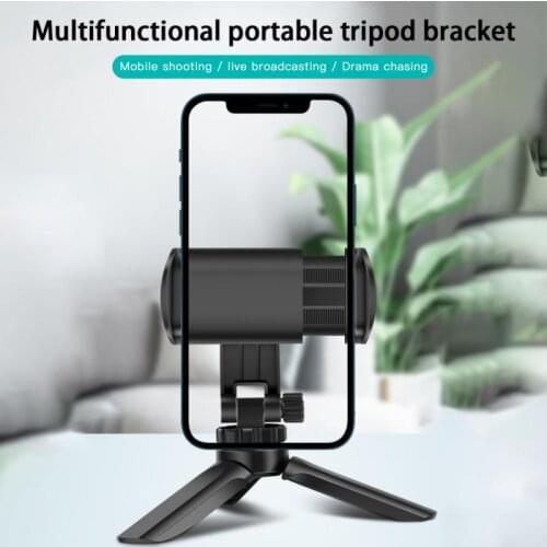 Universal Smartphone Sports Stand Mini Foldable Tripod With Rotation Stand Holder Mobile Phone Tripod For IPhone Huawei