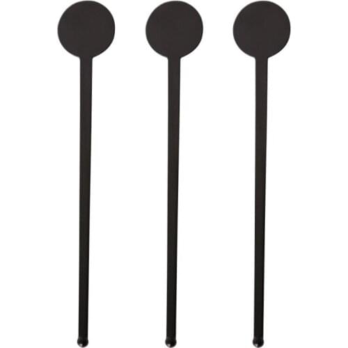 1800x High quality disposable plastic mixing bar, wholesale coffee milk tea bar,18cm transparent round head wine mixing bar