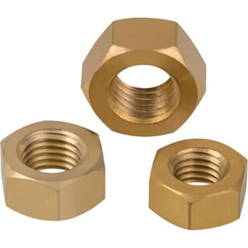 2pcs M8 M10 M12 M14 Coppers nut copper hex nut screws cap screw mother