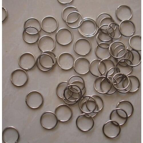 800pcs/bag 8mm Metal Connector Rings Octagon Beads Rings Components