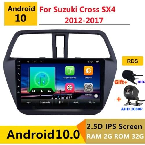 Android 10.0 car radio auto stereo for Suzuki SX4 2 S-Cross 2012 - 2016 navigation GPS DVD Multimedia Player