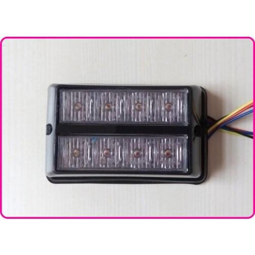 Higher star 8W Led car surface mount warning lights,emergency lamp,strobe lights,18 flash,waterproof