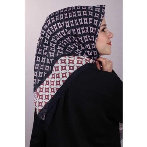 ERBİL PATTERNED LINEN FLAMLI SCARF-DESEN-07-AVAILABLE in