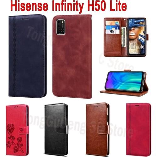 Etui For Hisense Infinity H50 Lite Case Flip Wallet Leather Phone Cover On Infinity H50 Lite чехолна Magnetic Card Book Capa Bag