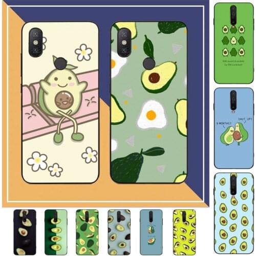 FHNBLJ cute cartoon fruit avocado Phone Case for Redmi Note 8 7 9 4 6 pro max T X 5A 3 10 lite pro