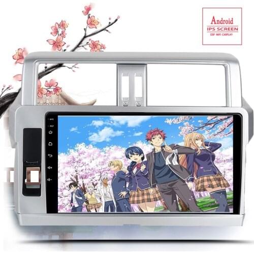 Android 10.0 head unit 4G in Dash Car Radio Multimedia Video Player Navigation GPS For Toyota Land cruiser Prado 150 2014 2015