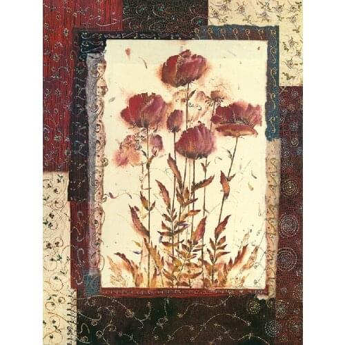 HD print picture Hand-painted modern home decor living room hall wall art picture abstract flower oil painting