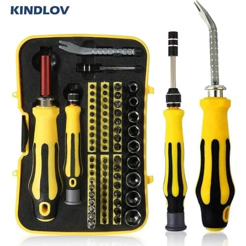 KINDLOV Screwdriver Set Precision 70 In 1 Screw Driver Magnetic Parafusadeira Insulated Phillips Torx Bit Multitools Hand Tools