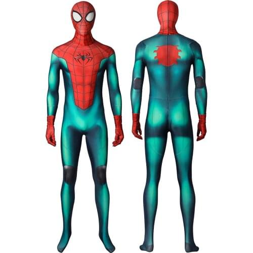 Game Spider PS5 Cosplay Costume Miles Morales Great Gesponsibility Role-playing Bodysuit Fancy Halloween Party Jumpsuit