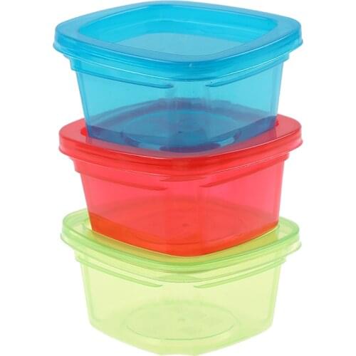 200ML Baby PP food boxes container baby snacks storage boxes mini portable crisper
