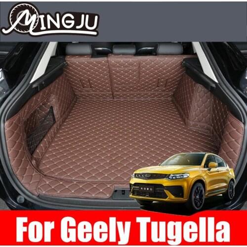 Custom Car Trunk Mats Waterproof Boot Carpets Car Mat Interior For Geely Tugella 2019 2020 2021 Accessories