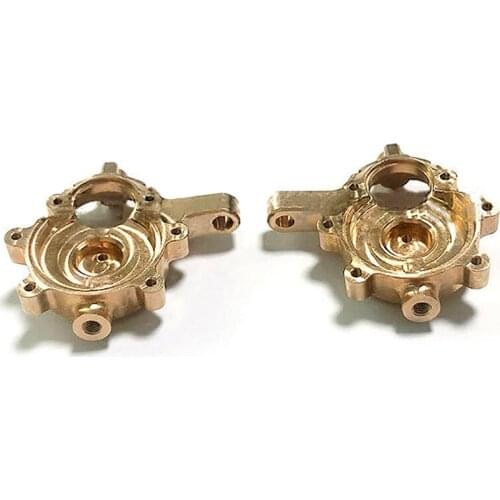 Brass Steering Knuckle Bottom Cover Counterweight Set for REDCAT GEN8 RC Car Parts