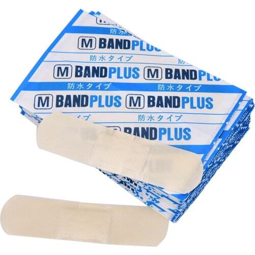 50pcs 2019Neweast bandages Waterproof Breathable Band Aid Hemostasis Adhesive Bandages Medical Plaster Curative Plaster