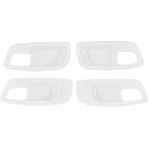 4PCS Car Inner Door Handle Bowl Cover Trim for 2011-2021 Dodge Charger Interior Decoration Accessories