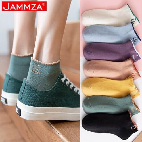 5Pairs/Lot Spring Summer Cotton Short Socks Casual Women Cartoon Fruit Flower Animal Cute Lace Style Free Shipping B0001