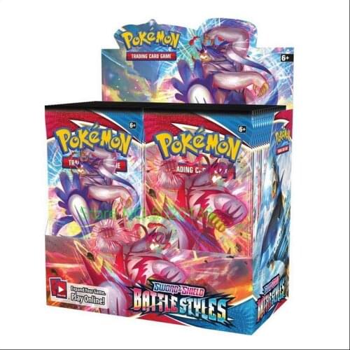 Pokemon Sword And Shield Battle Styles Full New Sealed Retail Box (36 Packs) Pokemones Cards