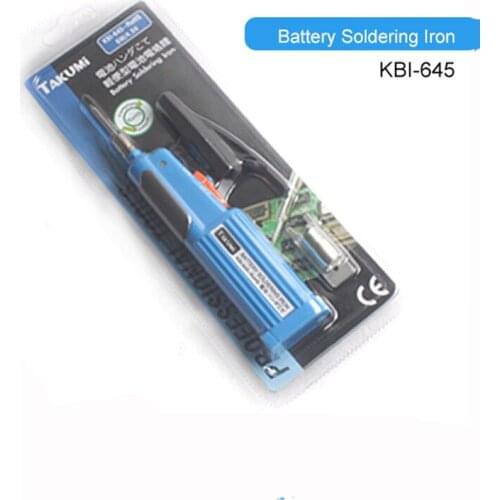 Mini Portable KBI-645 Battery Powered Soldering Iron 6W 4.5V Wireless electric iron repair assistant Retail