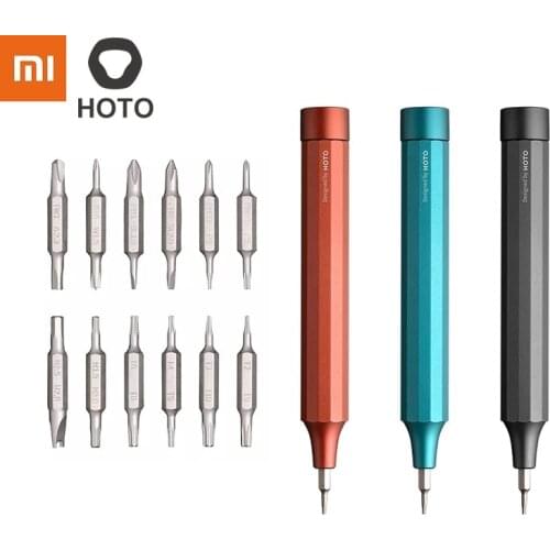 Xiaomi HOTO 24 in1 Precision Screwdriver Magnetic Bit Portable 24 Models of Steel Bits Hand Repair Tools Screwdriver Set