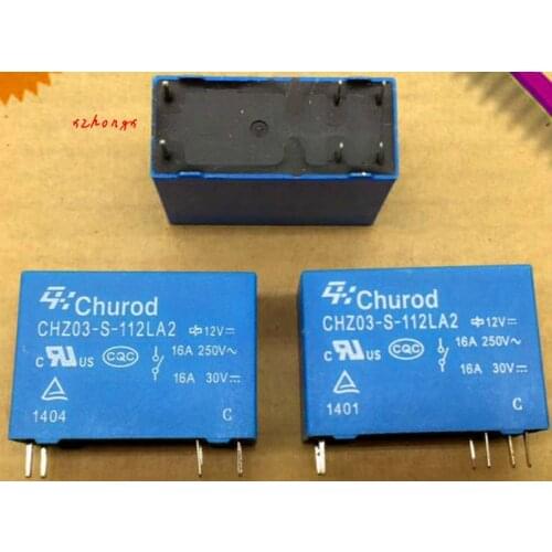 Relay CHZ03-S-112LA2 12VDC 16A 6 pin genuine