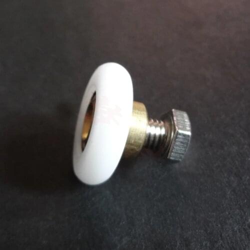 Shower door rollers with nylon and copper material M4x10 bolt Diameter 20mm/23mm/25mm/27mm 8cps/lot