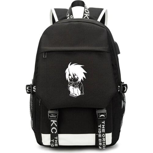 Anime Death Note Fairy Tail Cosplay Oxford Backpack Cartoon School Students Bag Teenagers Laptop Travel Rucksack Fashion Gifts