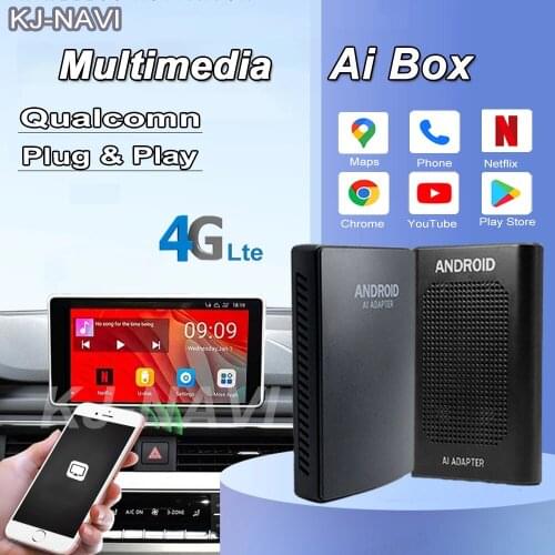 New Carplay Ai Box Wireless Dongle To Andorid 9.0 For Vw Audi Benz Volvo Porsche Honda Lexus Mazda Kia JeepWith Apple Car play