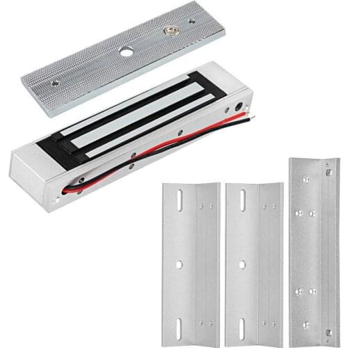 Waterproof DC12V Electric Magnetic Lock 180KG / 350lbs Locks Doors + ZL Bracket Access Control