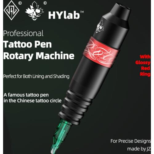 HONGYE Rotary Tattoo Gun Strong Motor High Quality Cartridges Tattoo Pen Supply JZ Tattoo Machine pen