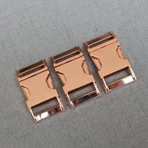1 Piece Rose Gold 25mm Detach Buckle Use For Outdoor Sports Bags Students Bags Luggage Travel Buckle Accessories