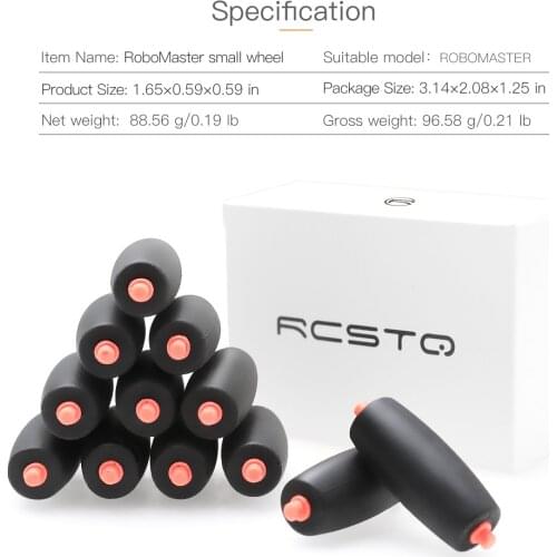 12pcs/Set Mecanum Wheels / Tire For DJI Robomaster S1 Repair Parts Replacement Accessories