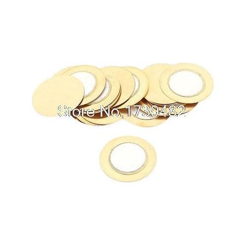20 Pcs 20mm Diameter Film Gasket Round Piezo Ceramic Disc Piezoelectric Buzzer