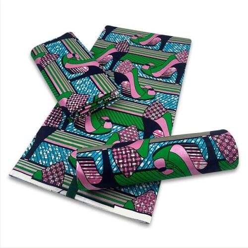 2021 Wholesale And Retail Price African Golden Wax Fabrics High Quality Nigeria Golden Ankara Printed Wax Materials 6 Yards/pcs