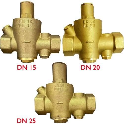 Artudatech Brass Adjustable Water Pressure Regulator Reducer w/ Filter